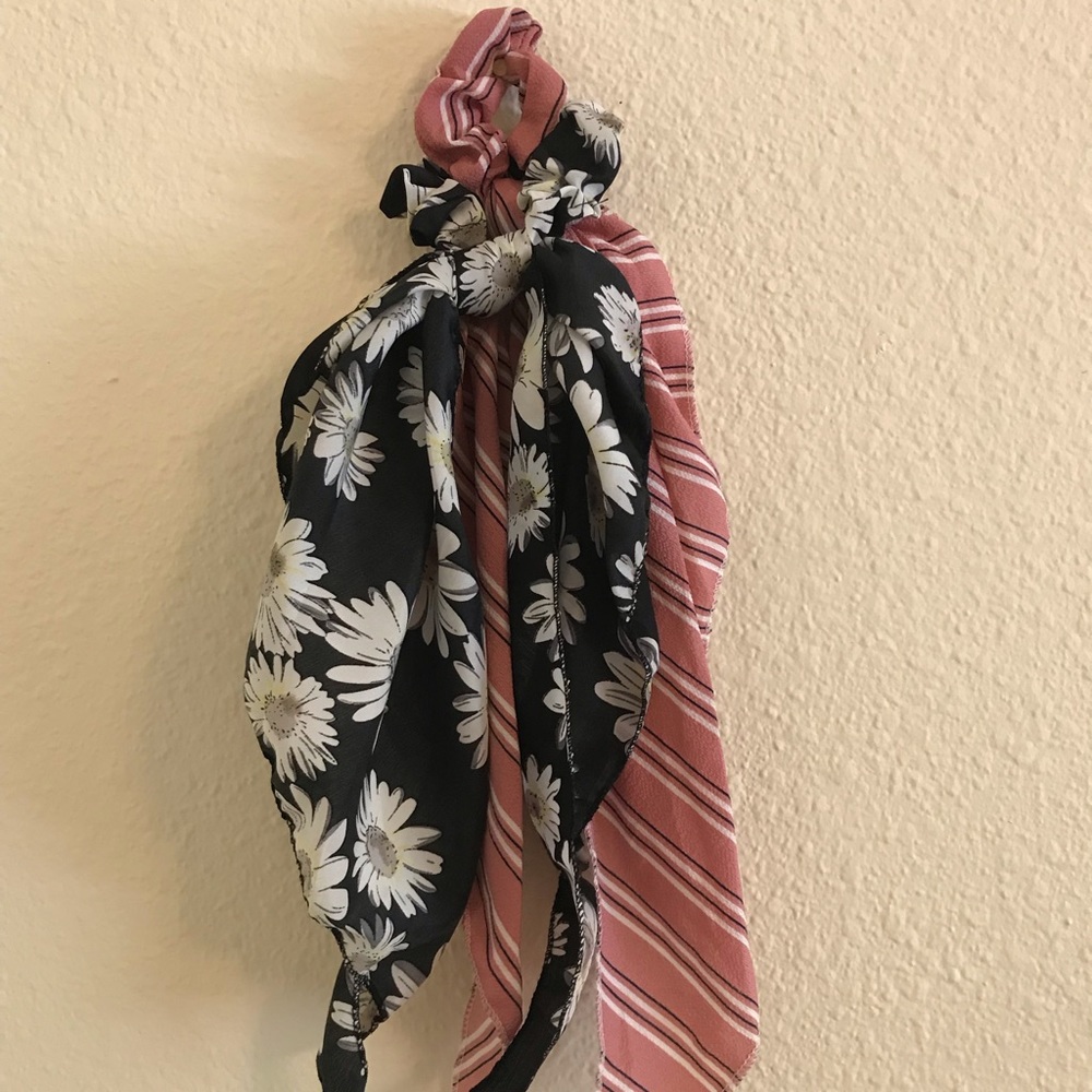 Hair ribbon scrunchie bundle